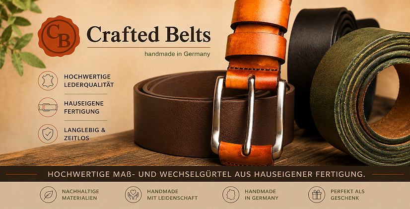 CRAFTED BELTS by DS-Leder & Sattlerbedarf
