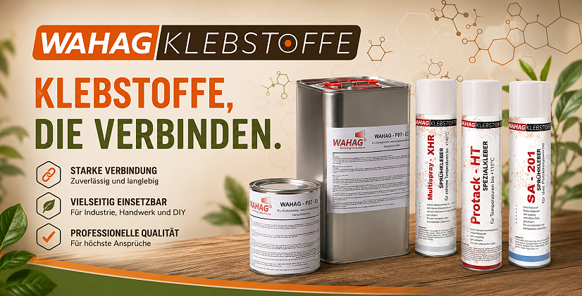 DS-Leder & Sattlerbedarf - WAHAG Klebstoffe