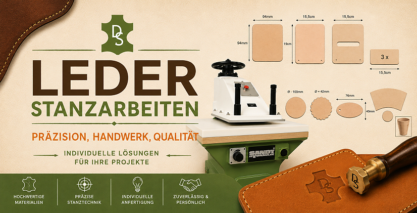 DS-Leder & Sattlerbedarf - Stanzarbeiten