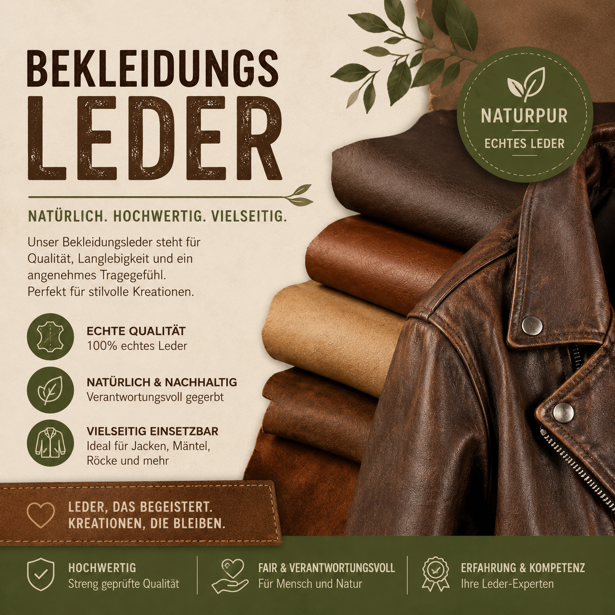 Bekleidungsleder