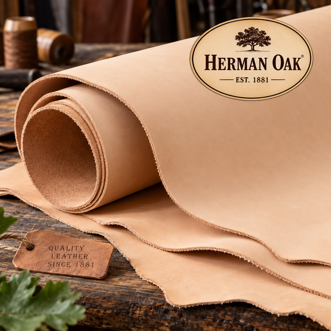 Geschirrleder (Herman Oak Leather®)