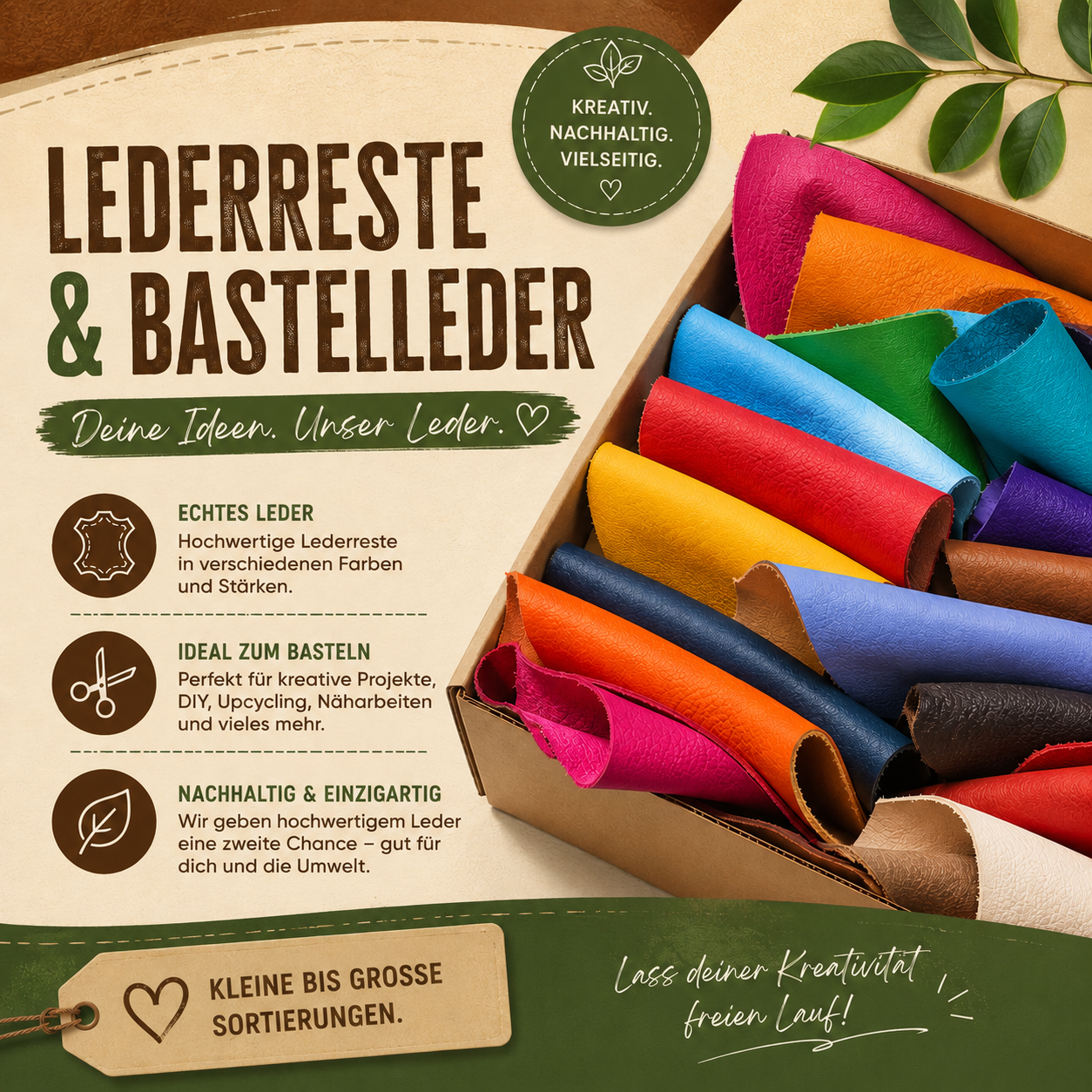 Lederreste & Bastelleder