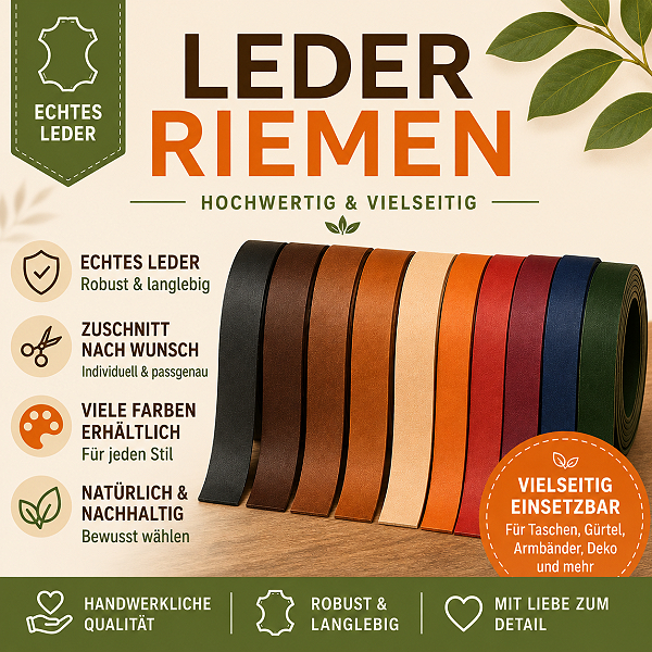 Lederriemen & Gürtelriemen