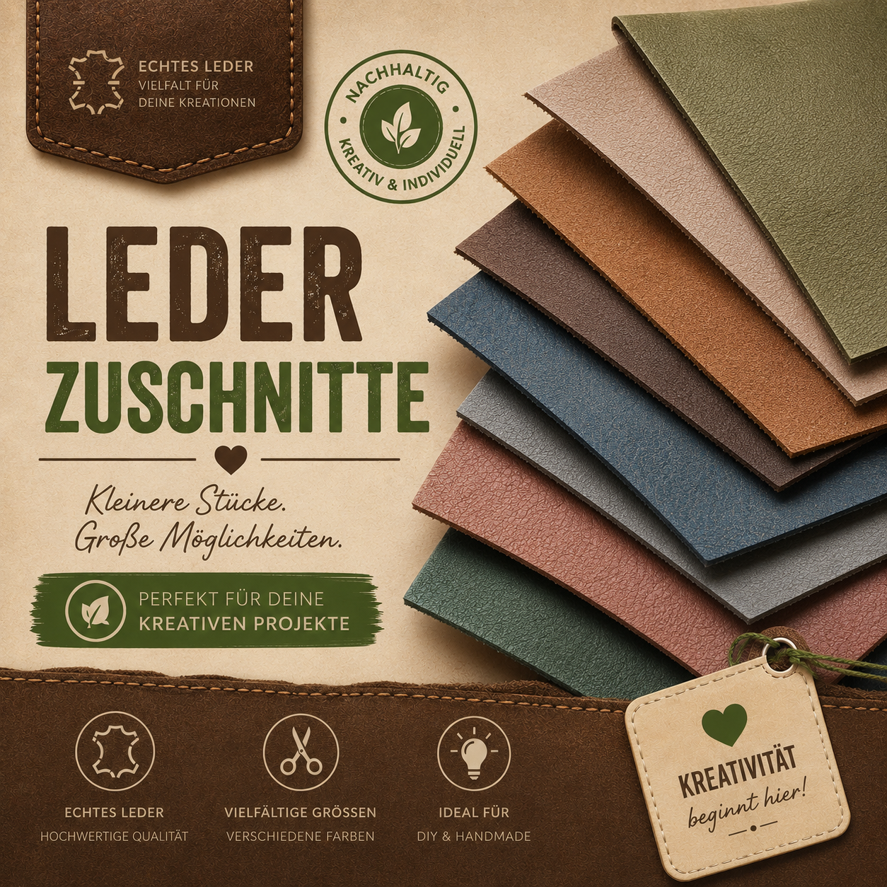 Lederzuschnitte