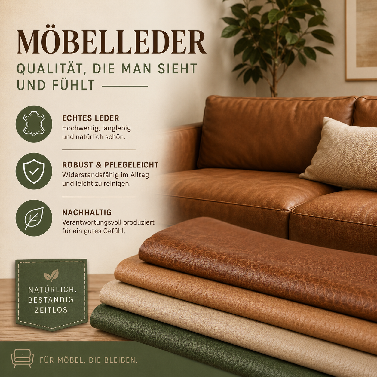 Möbel- und Nappaleder