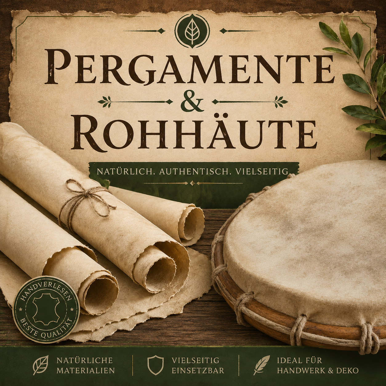 Pergament & Rohhaut