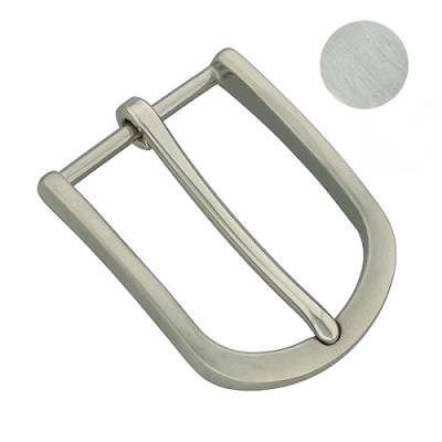 Gürtelschnalle 40mm - Edelstahl Nr. 7 - gebürstet