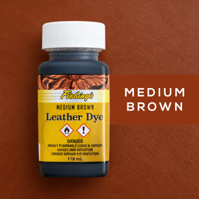 Fiebing's Leather Dye - 118ml - mittelbraun (medium brown)
