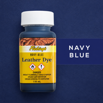 Fiebing's Leather Dye - 118ml - marineblau (navy blue)