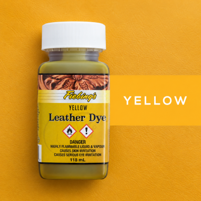 Fiebing's Leather Dye - 118ml - gelb (yellow)