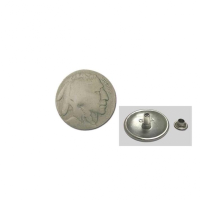Indian Head Nickel Concho 7/8 (22mm)