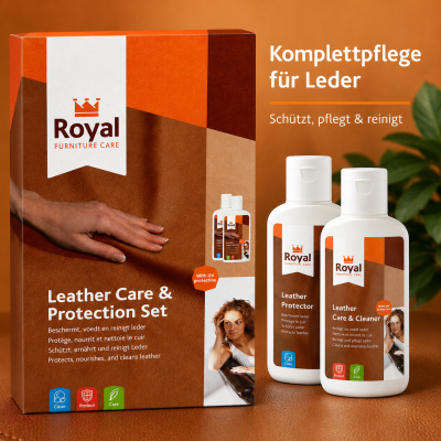 ORANJE Royal Furniture Care - Leather Care & Protection Set (groß)