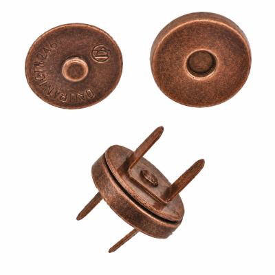 Magnetverschluss Ø 18mm - altkupfer