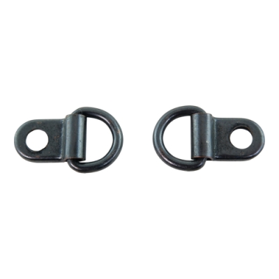 Schuhhaken mit beweglichem Ring - bronziert