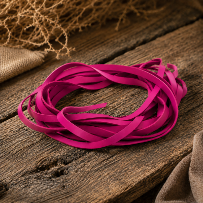 Fettleder Endlosriemen - 14mm - pink
