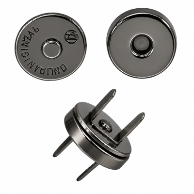 Magnetverschluss Ø 18mm - gunmetal