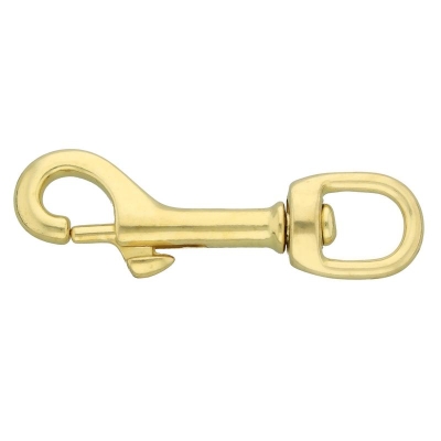 Karabiner aus Messing - B50 - 13mm