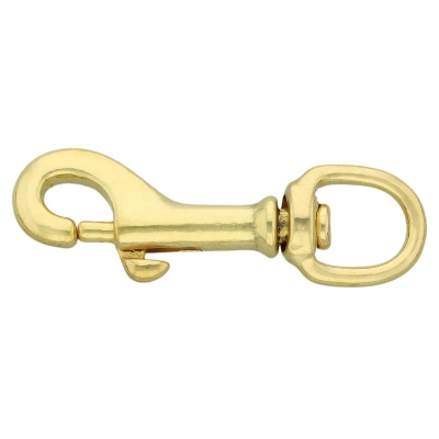 Karabiner aus Messing - B55 - 13mm