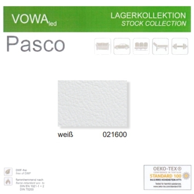Kunstleder PASCO - 021600 weiß