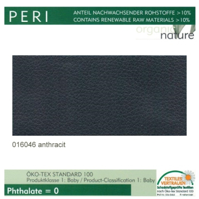 Kunstleder PERI - 016046 antracit / basalt
