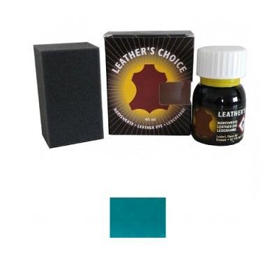 Leather's Choice Leather Dye - 40ml - türkis