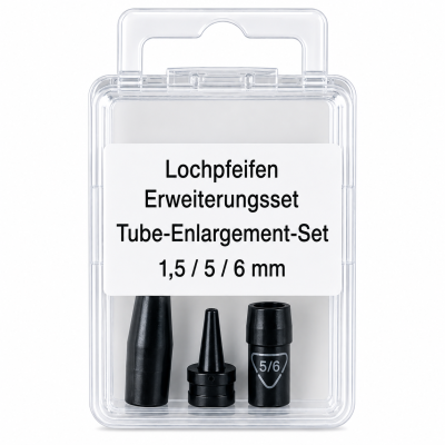 Lochpfeifen Erweiterungsset für Revolverlochzange mit Hebelübersetzung