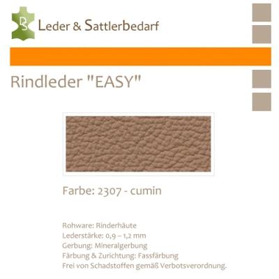 Rind-Möbelleder EASY - 2307 cumin