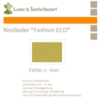Rindleder Fashion-ECO - 1/2 Haut - 2 kiwi