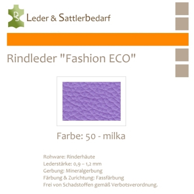Rindleder Fashion-ECO - 1/4 Haut - 50 milka