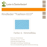 Rindleder Fashion-ECO - 1/2 Haut - 6 himmelblau