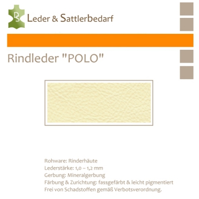Rind-Möbelleder POLO - 7503 cream