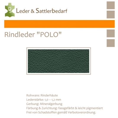 Rind-Möbelleder POLO - 7504 verde