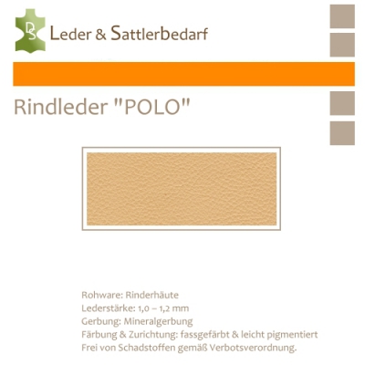Rind-Möbelleder POLO - 7505 ivory