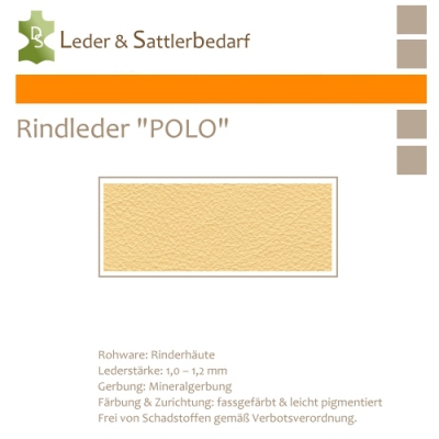 Rind-Möbelleder POLO - 7506 bone