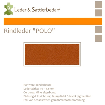 Rind-Möbelleder POLO - 7522 ossido