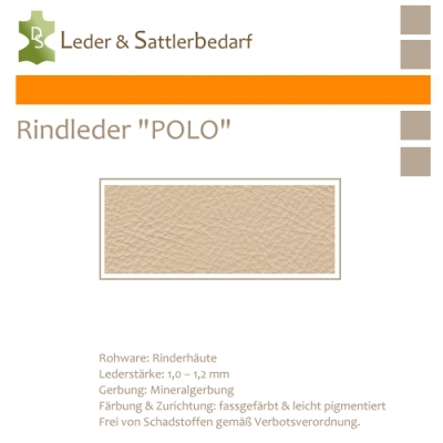 Rind-Möbelleder POLO - 7525 sabbia