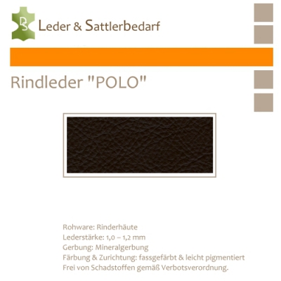Rind-Möbelleder POLO - 7536 espresso
