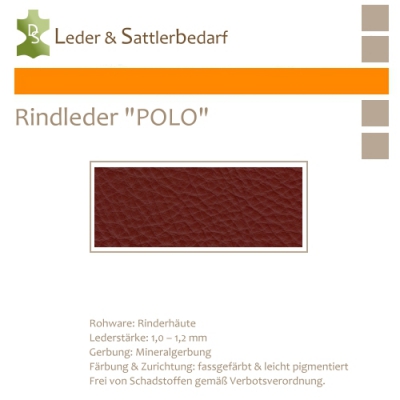 Rind-Möbelleder POLO - 7555 mora