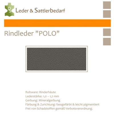 Rind-Möbelleder POLO - 7594 delphino