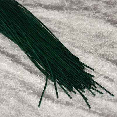 Rindleder Rundriemchen Ø 2mm - dunkelgrün