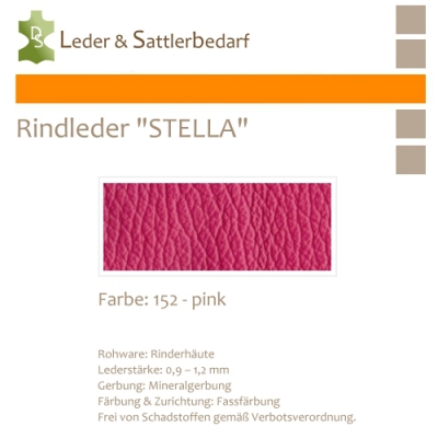 Rindleder STELLA - 152 pink - DinA3