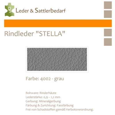 Rindleder STELLA - 4002 grau