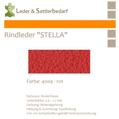 Rindleder STELLA - 4004 rot
