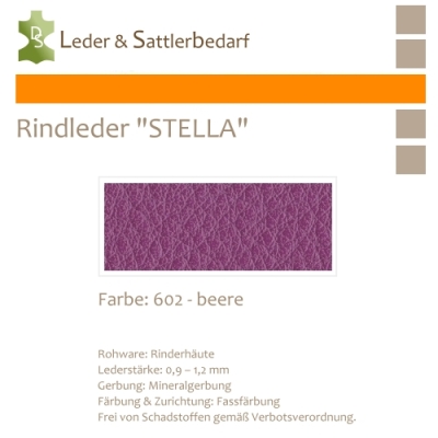 Rindleder STELLA - 40602 beere - DinA3