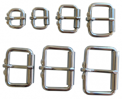 Rollschnalle stabil aus Edelstahl - 16mm