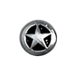 Small Star Conchos 3/8 (1cm) silber