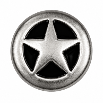 Small Star Conchos 3/8 (1cm) silber