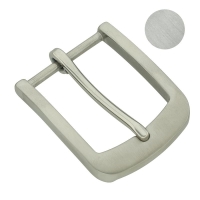 Gürtelschnalle 40mm - Edelstahl Nr. 5 - gebürstet