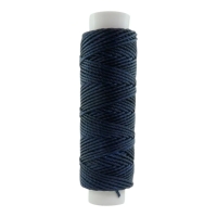 Synthetic Garn - gewachst - 0,7mm - marineblau