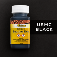 Fiebing's Leather Dye - 118ml - USMC schwarz (USMC black)